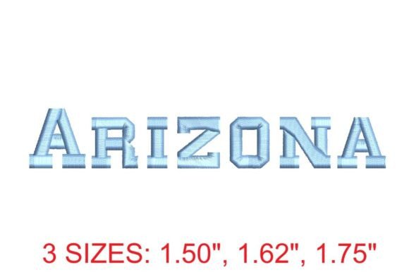 Arizona Font: A Stylish Choice for Holiday Embroidery