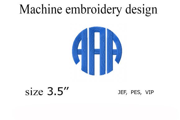 Circle Monogram: A Designer’s Stitch-Out Review