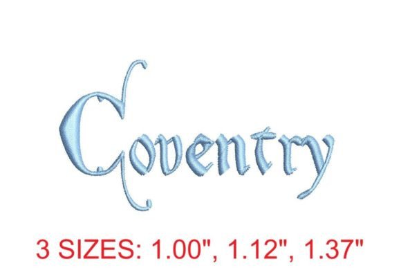 Coventry Embroidery Font: A Seasonal Design Review