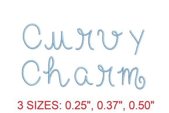 Curvy Charm Embroidery Font: A Designer Review