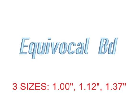 Equivocal BD Embroidery Font: A Maker’s Review