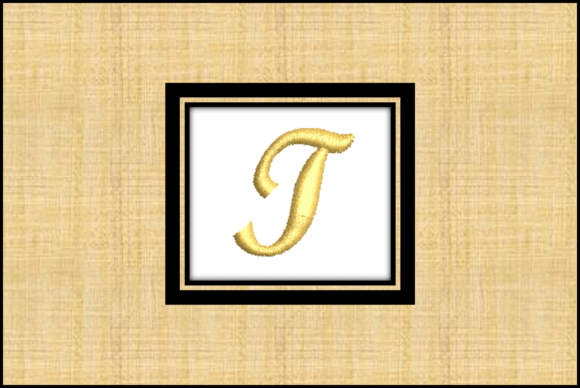 Gold Letter T: An Embroidery Designer’s Review