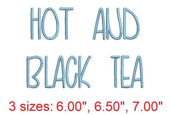 Hot and Black Tea Font: Sweatshirt Review