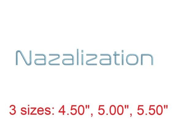 Nazalization Embroidery Font: A Seasonal Design Review