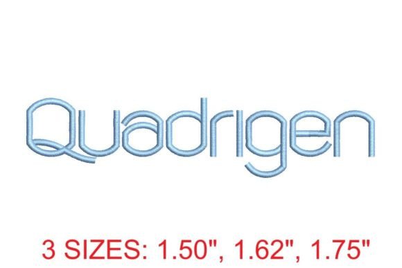 Quadrigen Embroidery Font: A Seasonal Designer Review