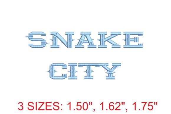 Snake City Embroidery Font: A Seasonal Design Review